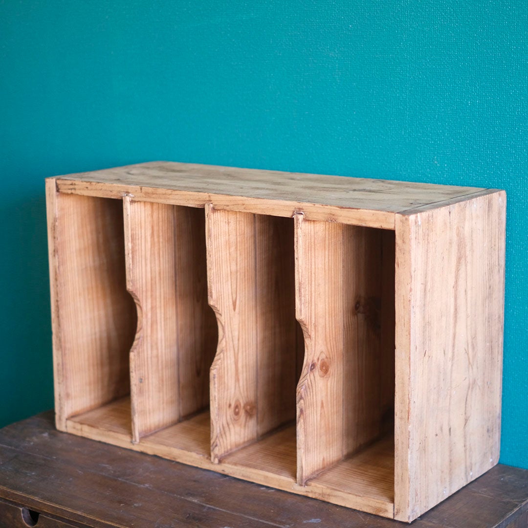 アンティーク 剥離された小さなストレージシェルフ イギリス 木製棚 パイン/アンティーク家具6