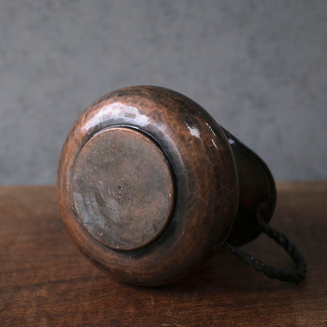 アンティーク 銅製ハンマードジャグ 槌目仕上げ イギリス6