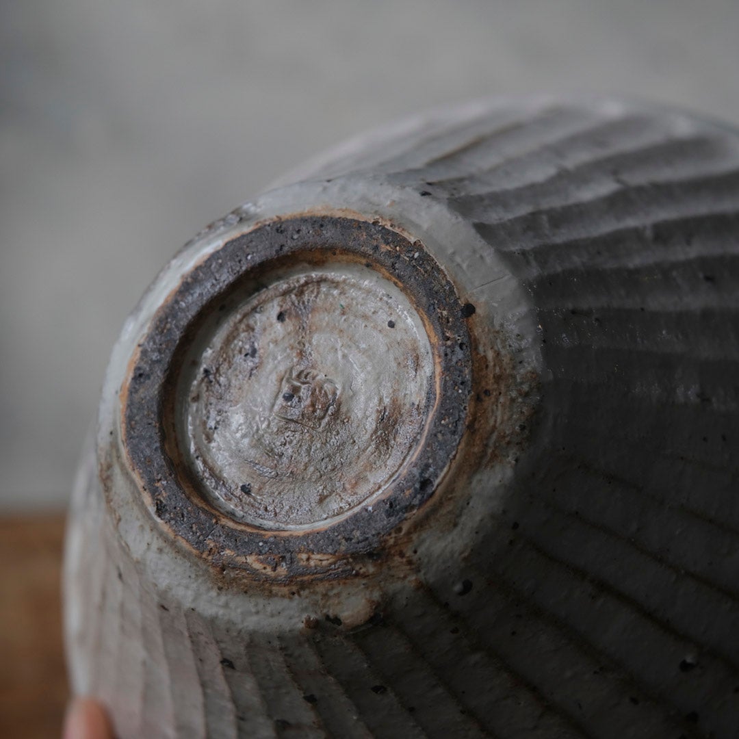 MALTOオリジナル 蕎麦どんぶり しのぎ 粉引き 高円寺 本島幸雄・作6