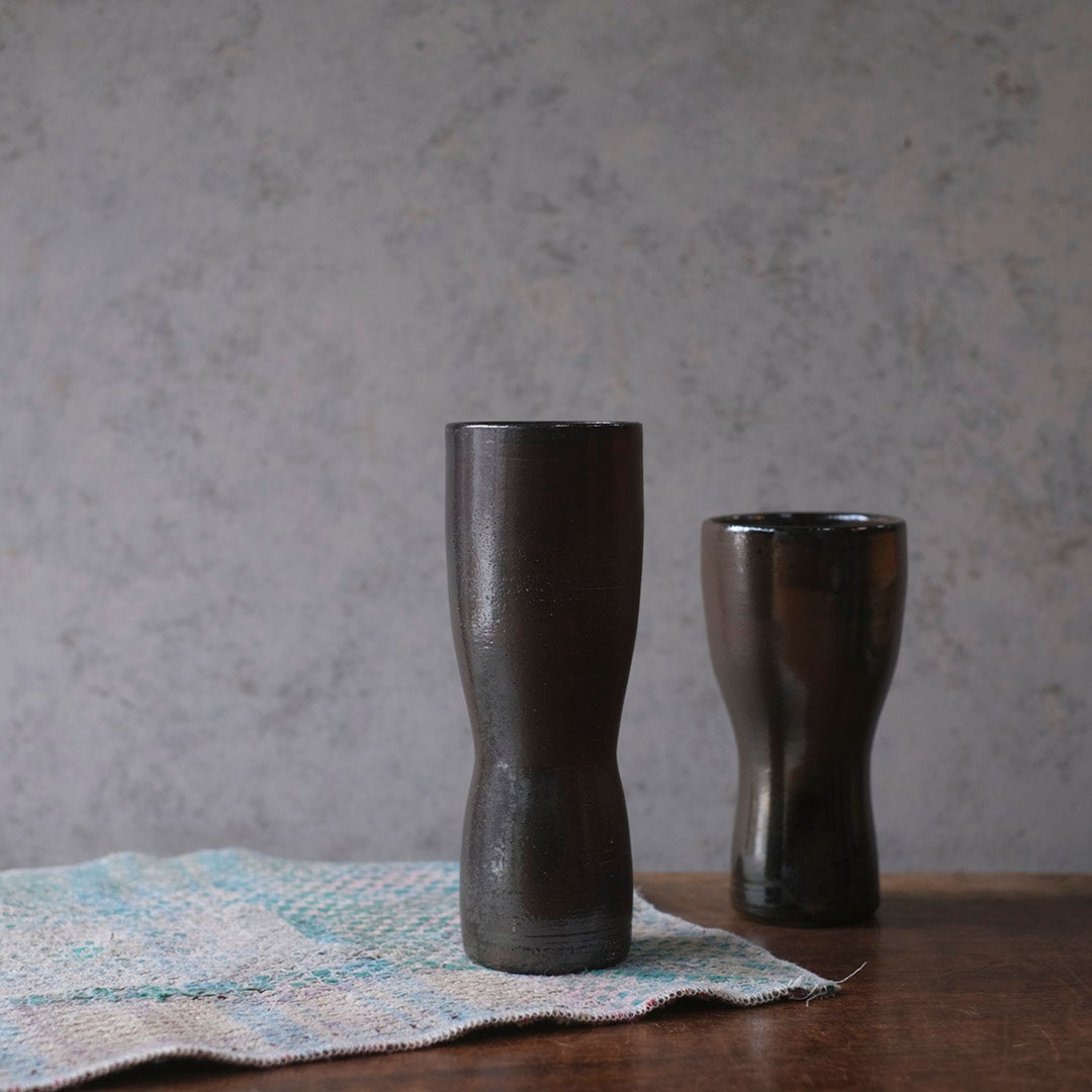 MALTOオリジナル・ビア＆焼酎カップ 高円寺 本島幸雄・作9