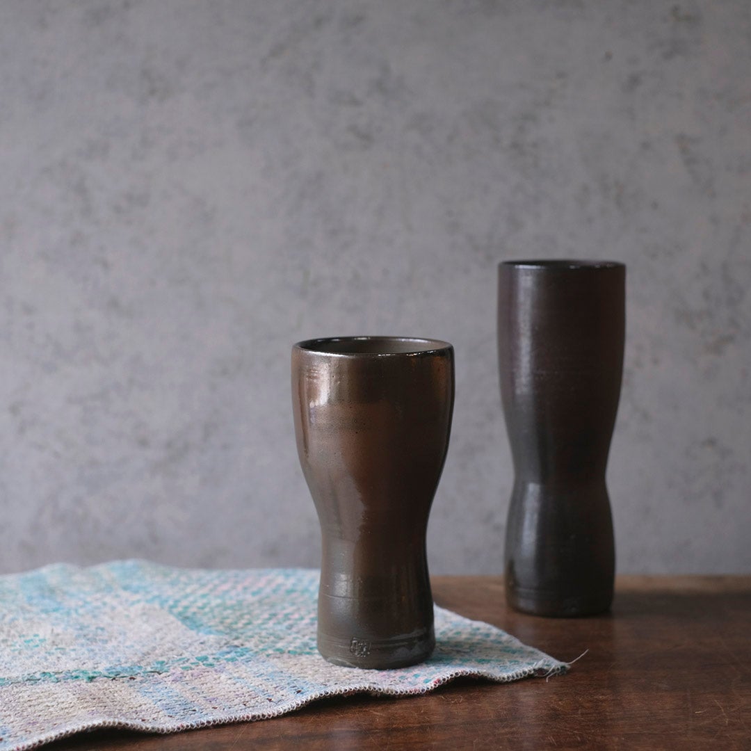 MALTOオリジナル ビア＆焼酎カップ 高円寺 本島幸雄・作 M8