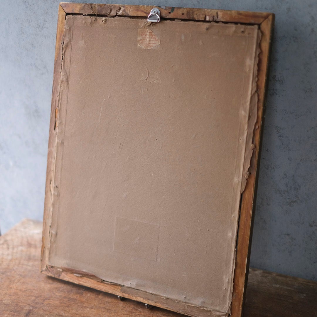 アンティークリトグラフピクチャー フランス 石版画8