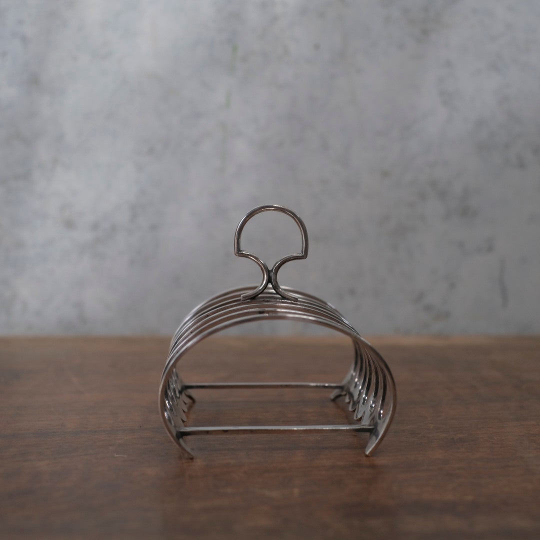 アンティーク トーストラック シルバープレート ドロップ型 バーミンガム製 1930-40s イギリス3