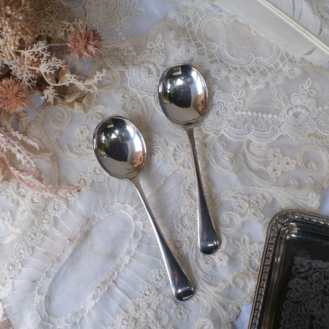 ヴィンテージテーブルスプーン シルバープレート 銀メッキ イギリス