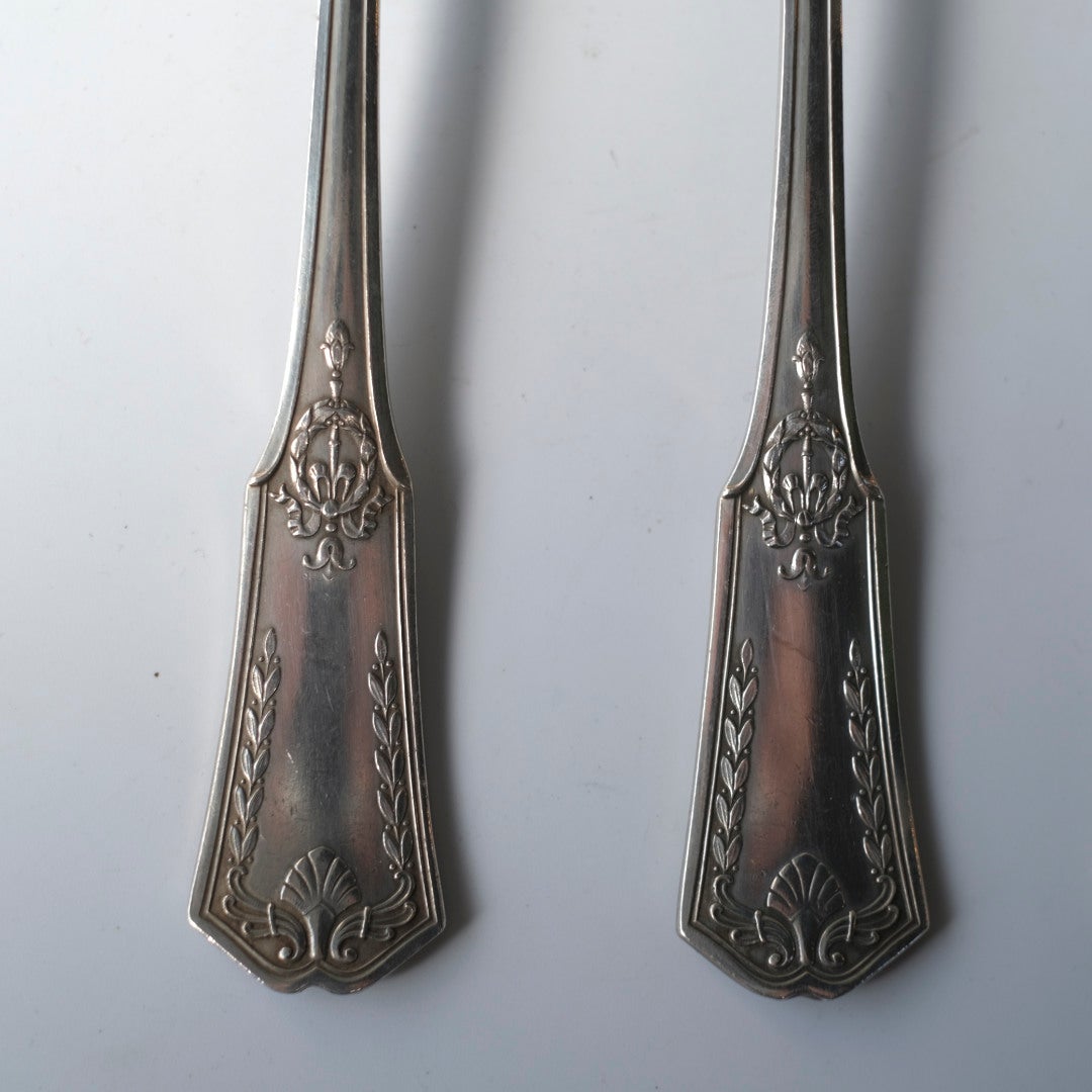 ンティークディナースプーン アンピール様式 シルバープレート 銀メッキ フランス6