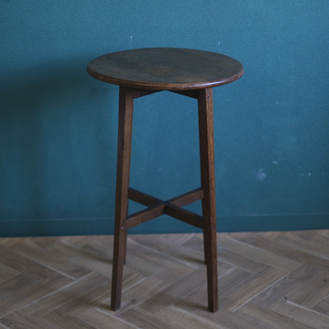 アンティーク ラウンドサイドテーブル イギリス 花台 オケージョナブルテーブル/アンティーク家具2