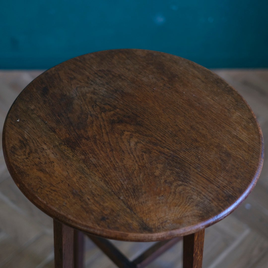 アンティーク ラウンドサイドテーブル イギリス 花台 オケージョナブルテーブル/アンティーク家具4