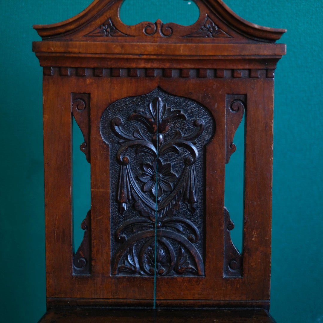 アンティーク ホールチェア エントランスチェア イギリス マホガニー アンティーク家具3