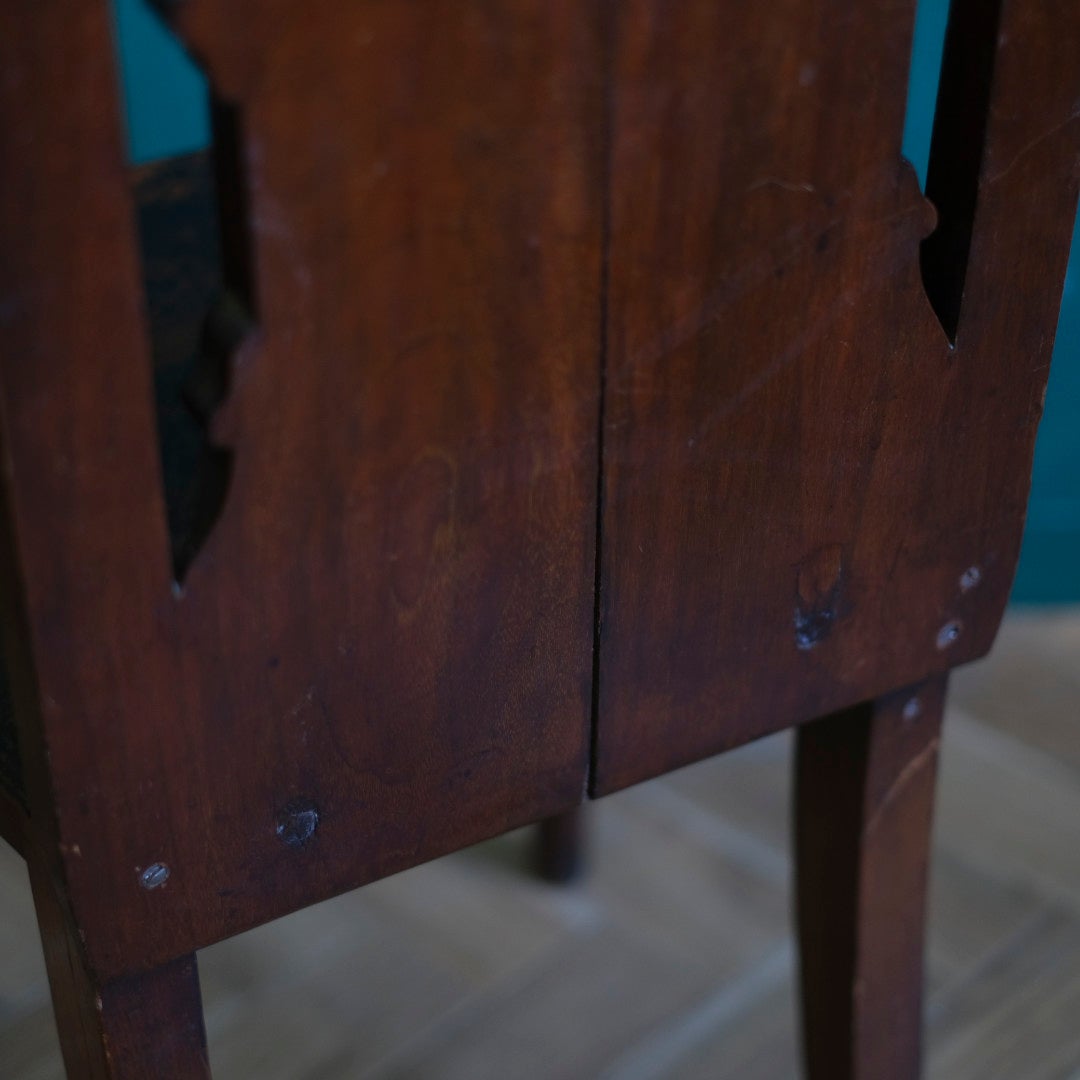 アンティーク ホールチェア エントランスチェア イギリス マホガニー アンティーク家具6