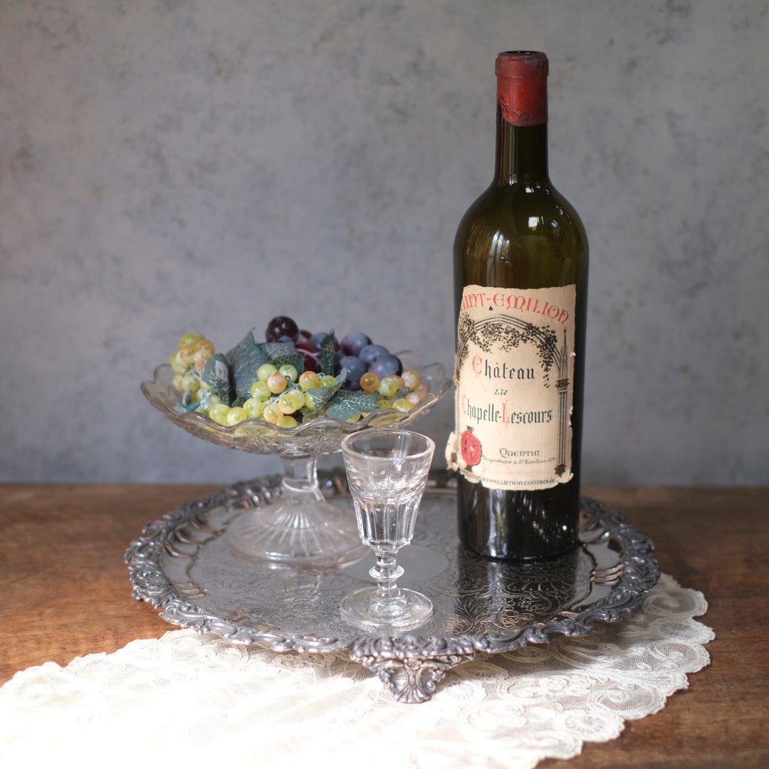 アンティークトレイ サルヴァ シルバープレート 銀メッキ イギリス1