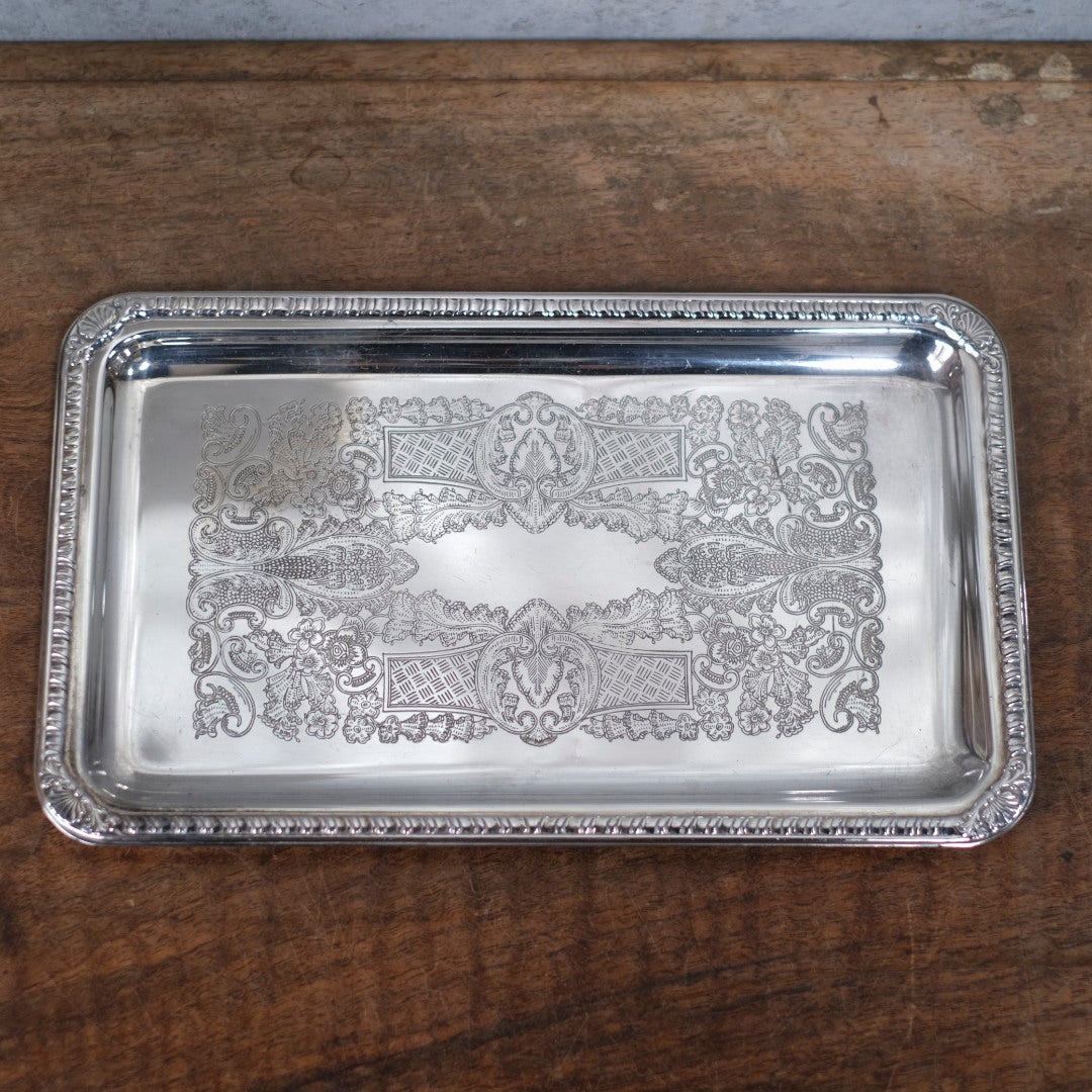 ヴィンテージミニトレイ シルバープレート 銀メッキ イギリス1