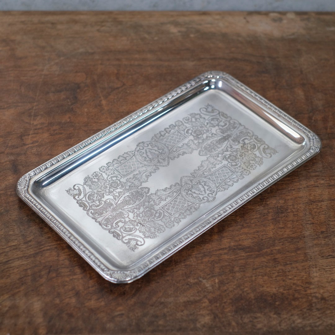ヴィンテージミニトレイ シルバープレート 銀メッキ イギリス2