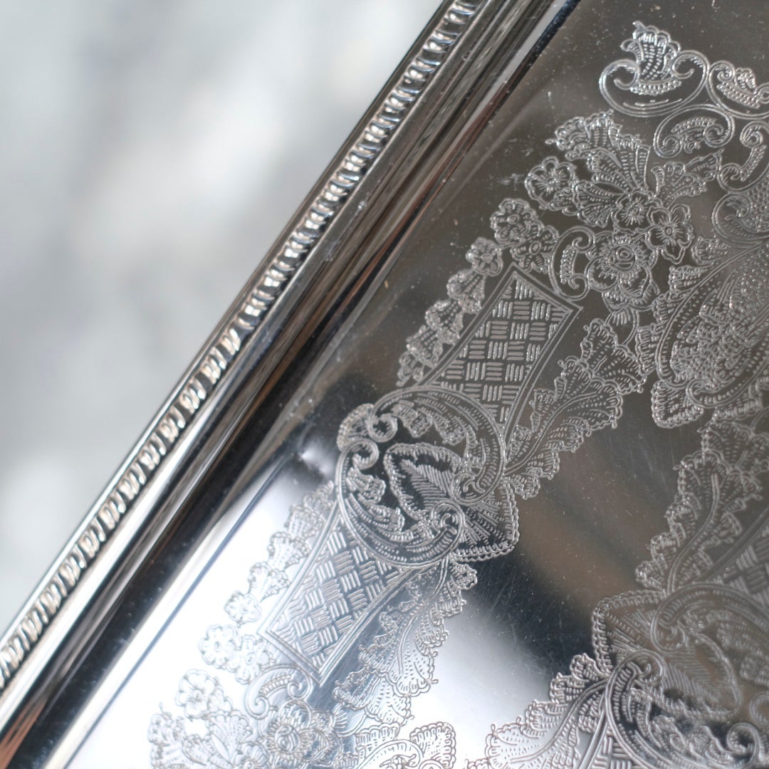 ヴィンテージミニトレイ シルバープレート 銀メッキ イギリス4