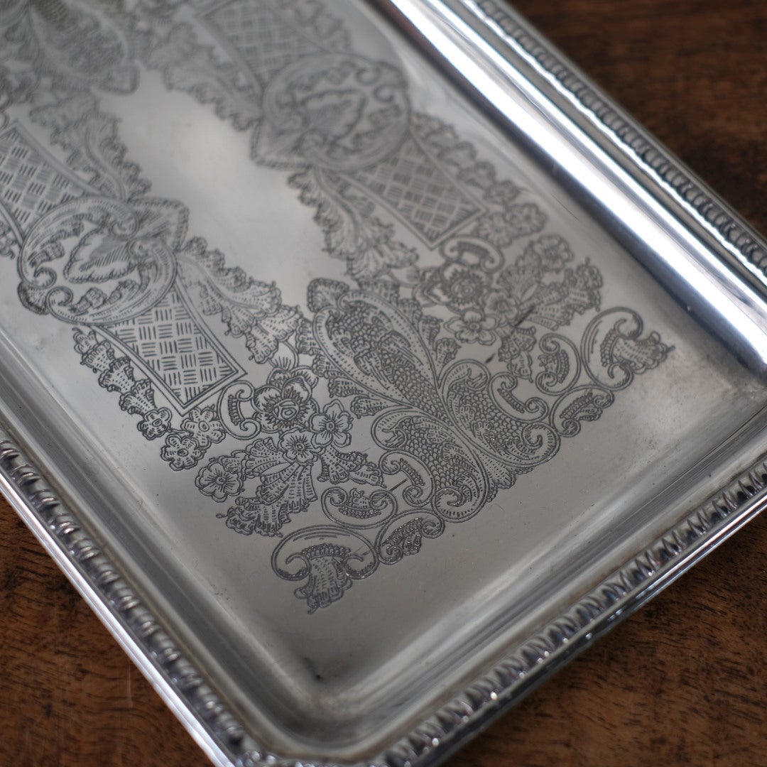 ヴィンテージミニトレイ シルバープレート 銀メッキ イギリス5