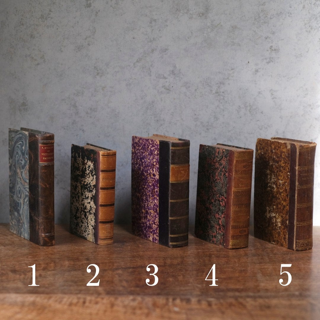 アンティークレザーブック 古書 本 19世紀 フランス2