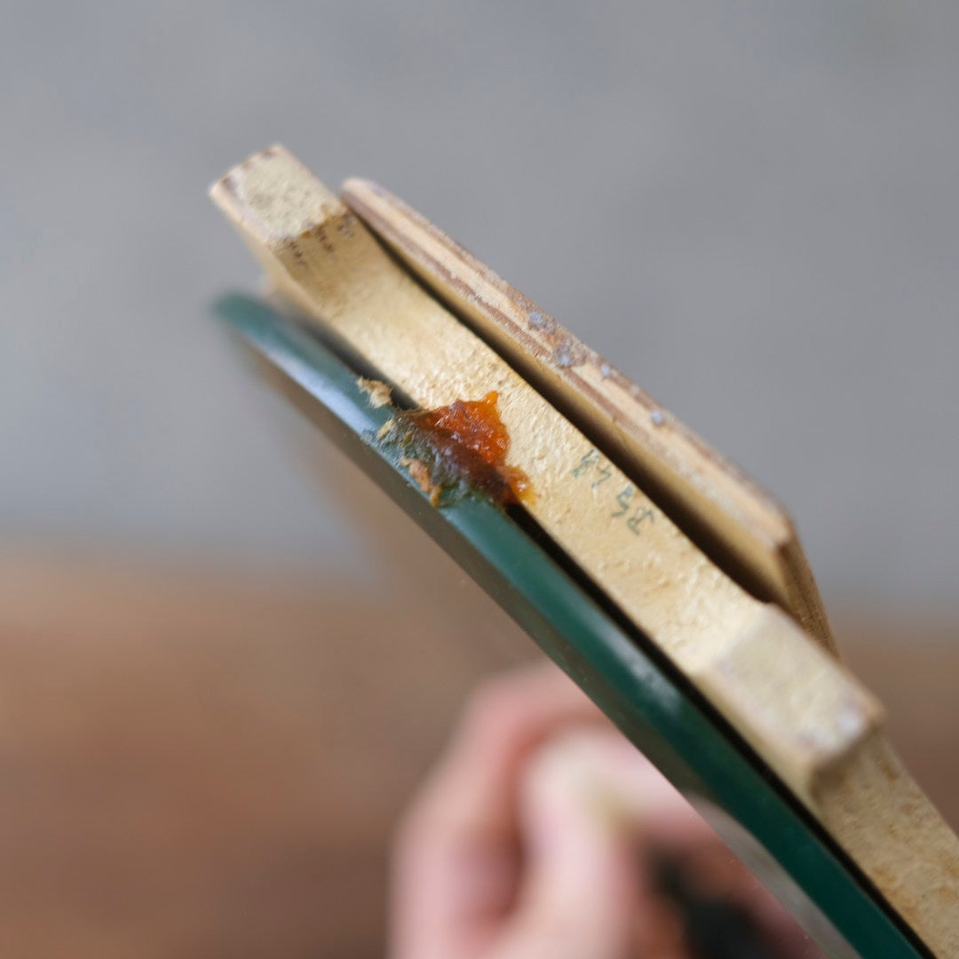 アンティーク バーボラミラー 花装飾 小さな鏡 イギリス8