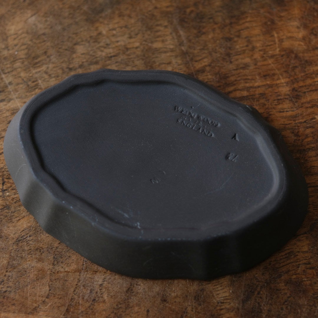 ヴィンテージウェッジウッド WEDGWOOD ジャスパートリンケットボックス 貴重な黒 イギリス8