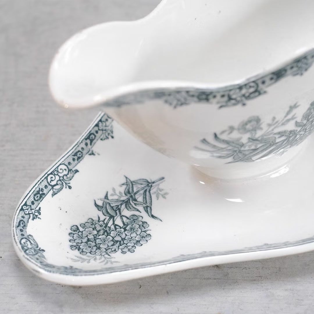 アンティーク ソーシエール DAISY Nouvelles Usines Ceramiques du Nord St AMAND フランス ソース入れ アンティーク食器3