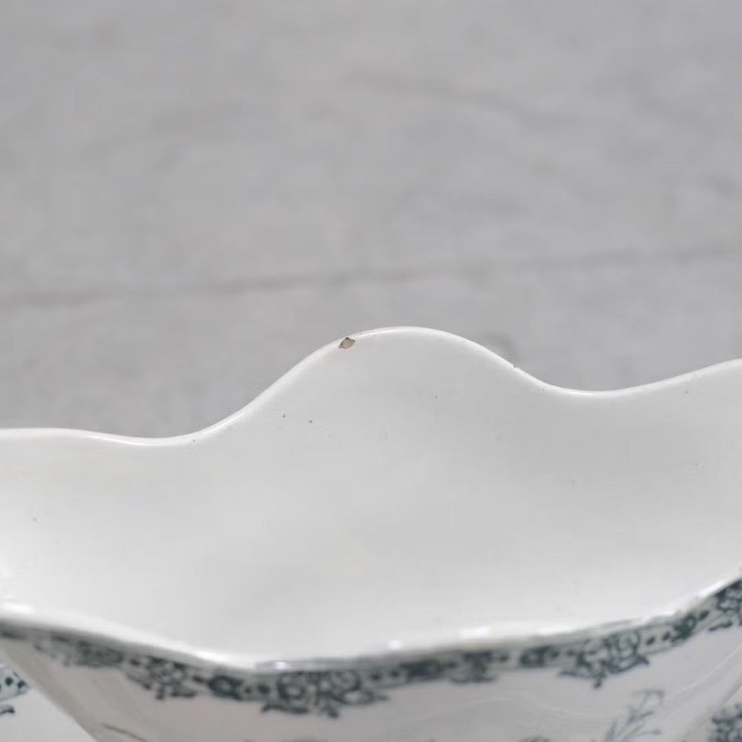 アンティーク ソーシエール DAISY Nouvelles Usines Ceramiques du Nord St AMAND フランス ソース入れ アンティーク食器6