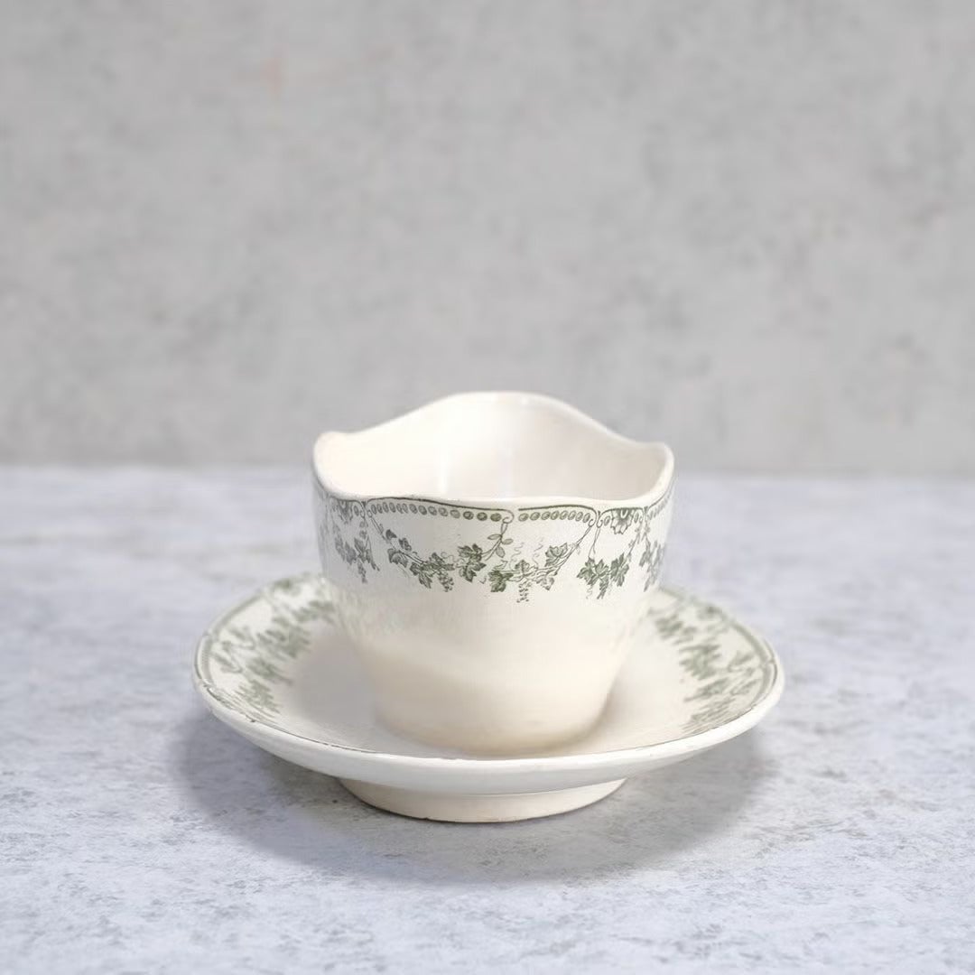 アンティーク ソーシエール BADONVILLER (バドンヴィレ) フランス グレービーボート アンティーク食器1