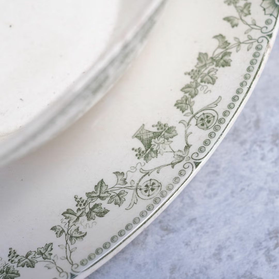 アンティーク ソーシエール BADONVILLER (バドンヴィレ) フランス グレービーボート アンティーク食器3