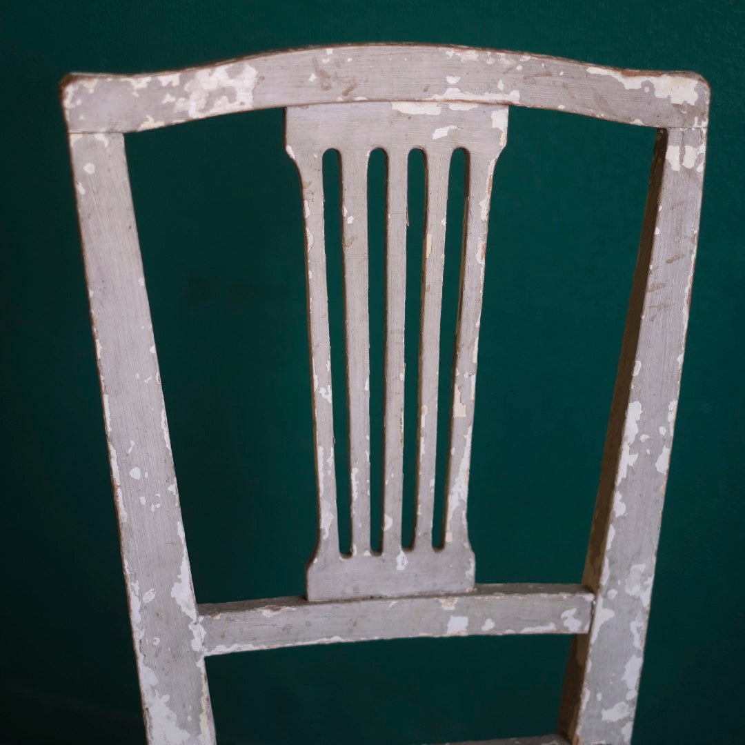 アンティークチェア ルイ16世様式のリブバック・ケインチェア椅子 フランス4