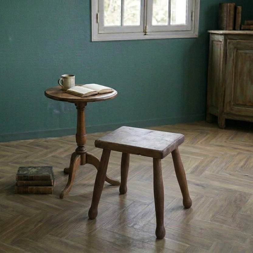 アンティーク 素朴な1スツール イギリス