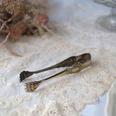 アンティークシュガートング 獅子の足 フランス