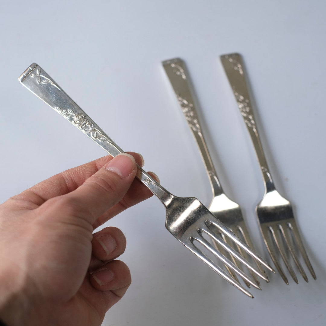 ヴィンテージスプーン 薔薇 シルバープレート 銀メッキ イギリス6