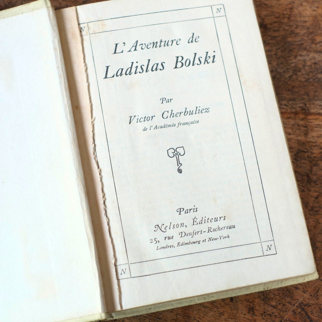 アンティークブック フランス 本 ネルソン nelson アソート4
