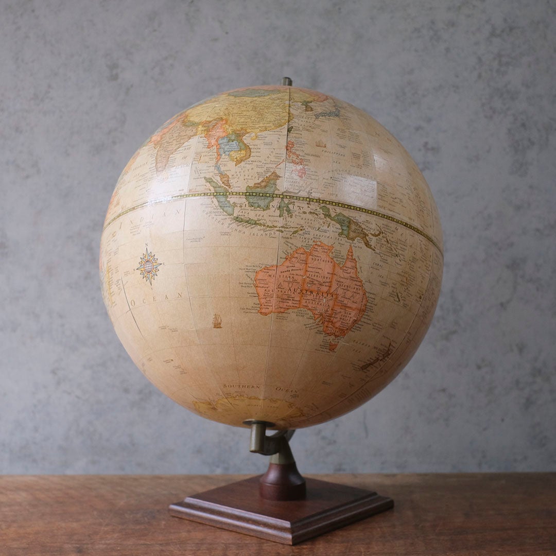 ヴィンテージグローブ イギリス 地球儀 置物2