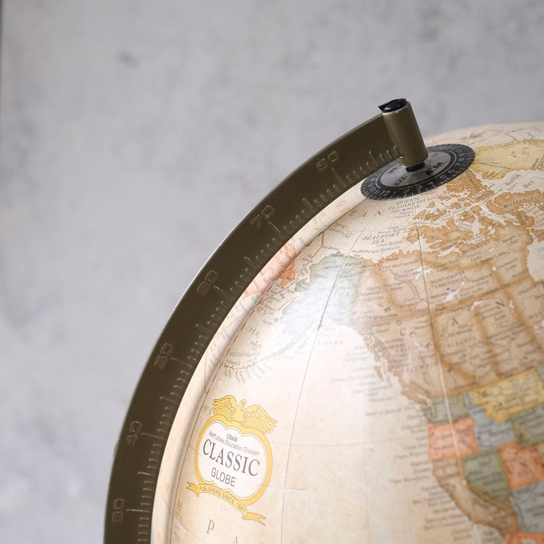 ヴィンテージグローブ イギリス 地球儀 置物4