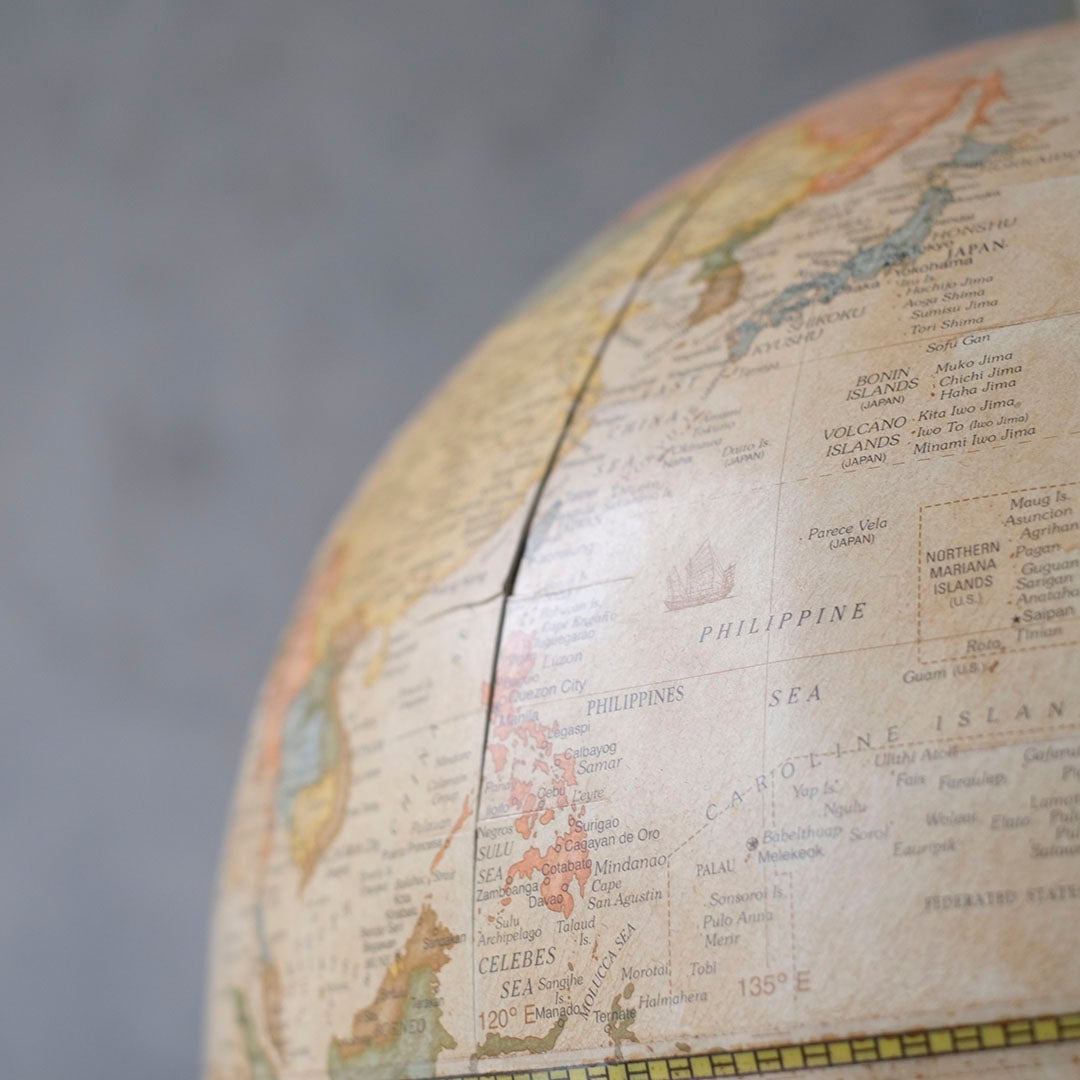 ヴィンテージグローブ イギリス 地球儀 置物9