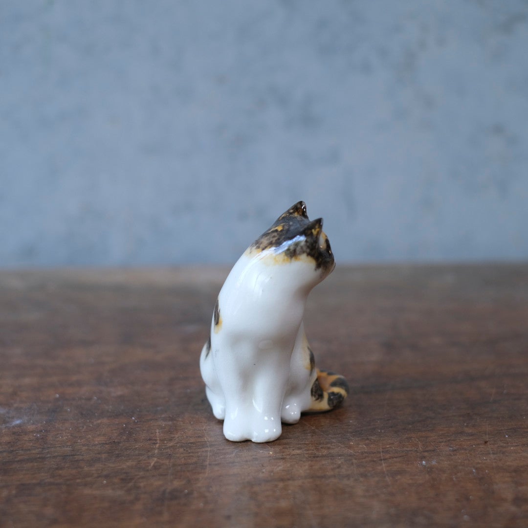 ヴィンテージ ウィンスタンレーキャット ケンジントンキャット サビ猫 ミニ イギリス 陶芸作家Jenny Winstanley 置物5