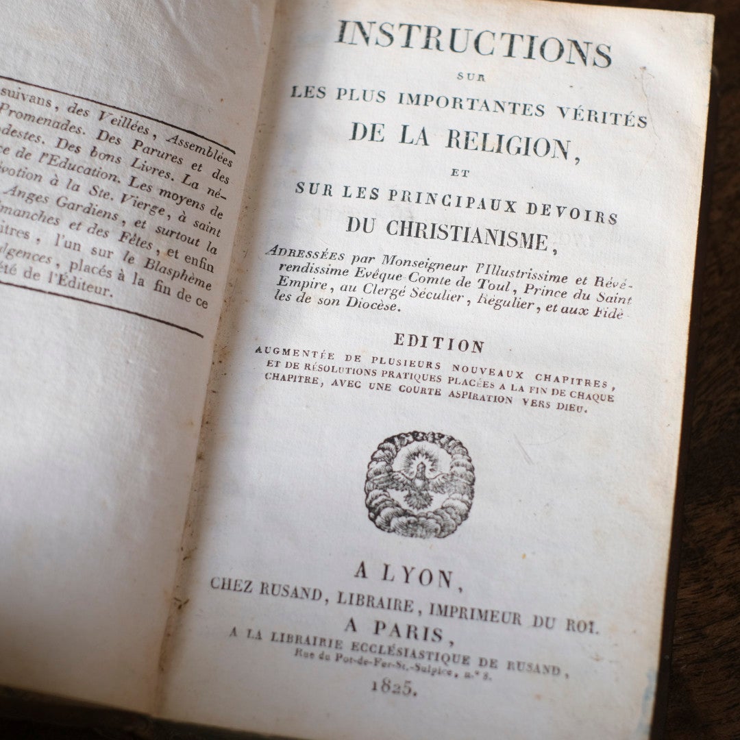 アンティークレザーブック 革張りの本 フランス 古書8