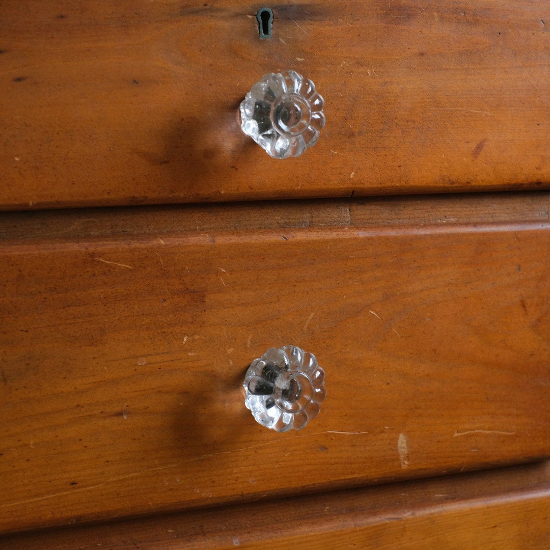 アンティークパインキャビネット ドロワー イギリス アンティーク家具9