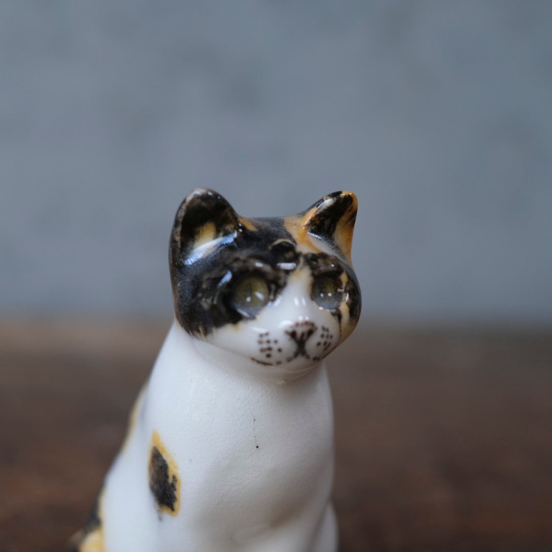 ヴィンテージ ウィンスタンレーキャット ケンジントンキャット 三毛猫 ミニ イギリス 陶芸作家Jenny Winstanley 置物6
