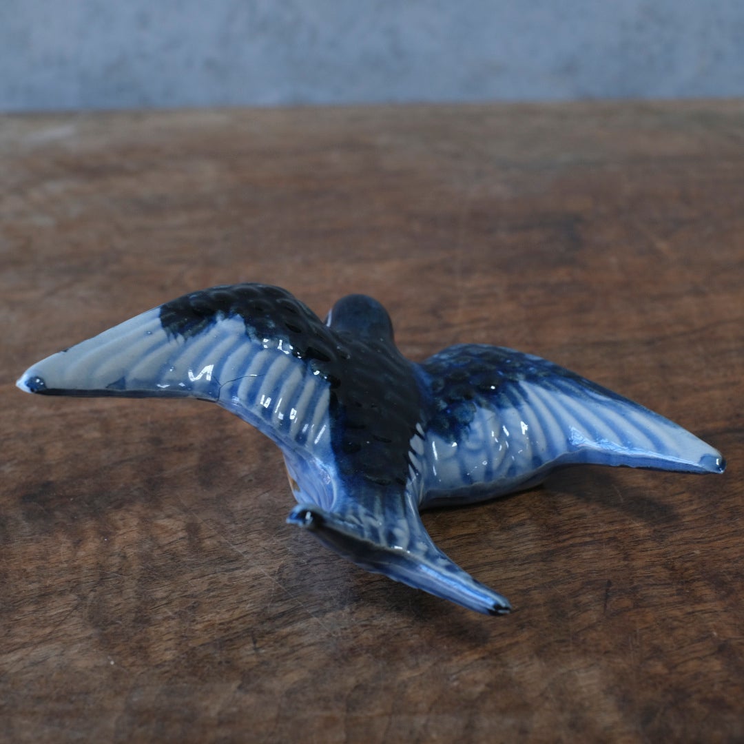 ヴィンテージ 燕 オブジェ 陶器 作家物 フランス Lサイズ6