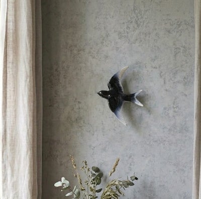 ヴィンテージ 燕 オブジェ 陶器 作家物 フランス Sサイズ