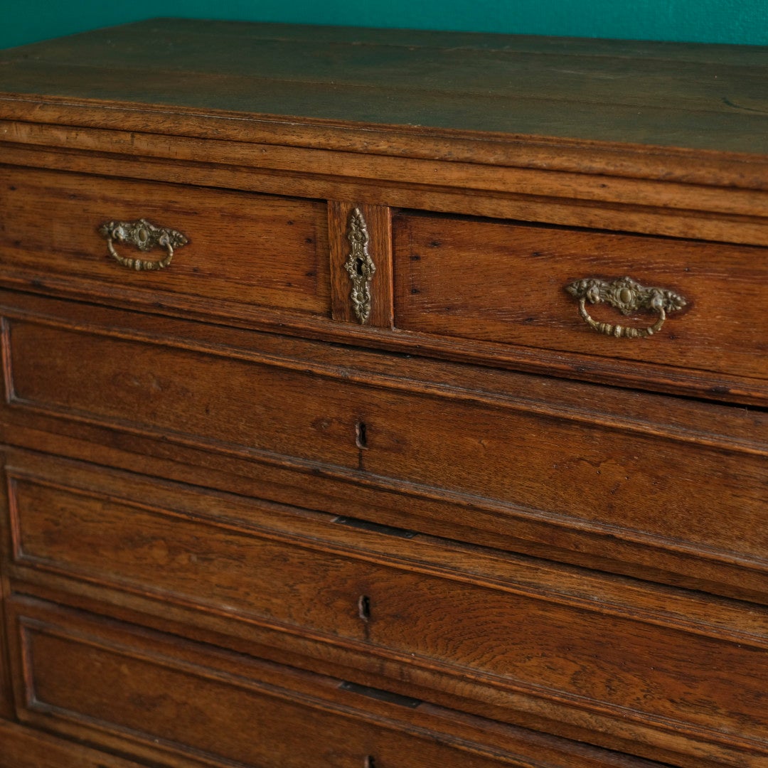 アンティーク オークドロワーチェスト ５杯 19世紀末頃　イギリス8