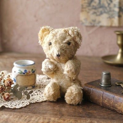 ヴィンテージ テディベア モヘア グラスアイ ミニサイズ ぬいぐるみ イギリス | 買付直後のとっておき |