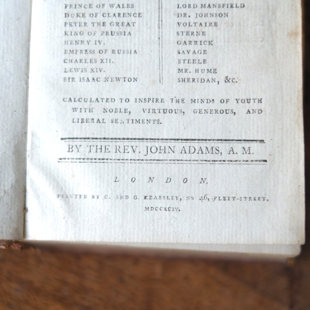 アンティークブック レザーブック 古書 1794年 ロンドン6