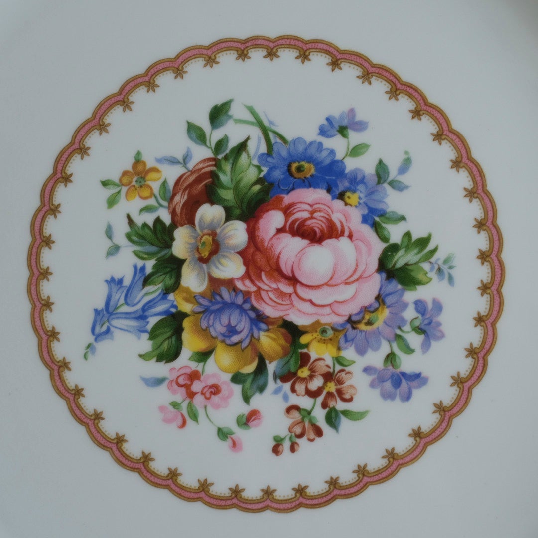 ヴィンテージ Royal Albert B&BプレートLady Carlyle イギリス 朝食用のお皿 食器6