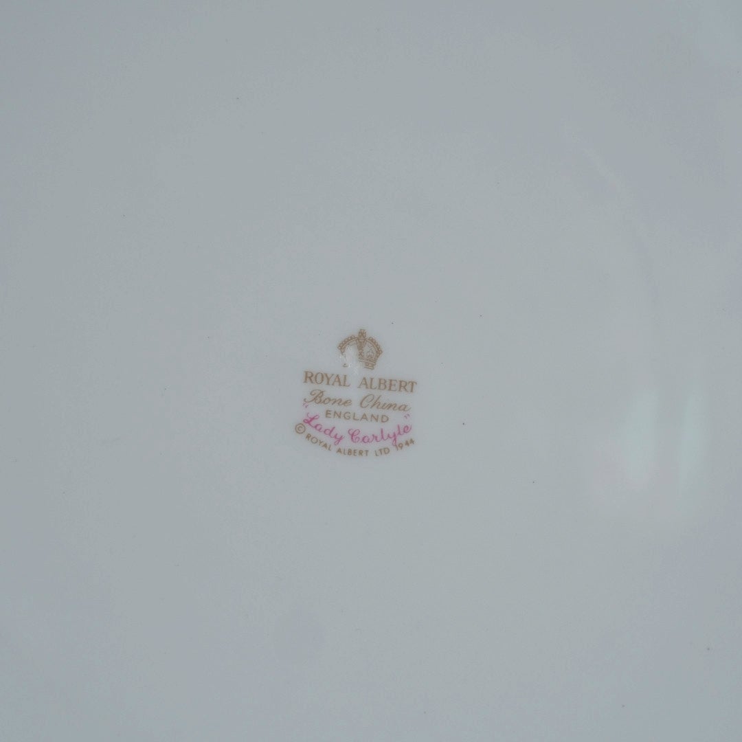 ヴィンテージ Royal Albert B&BプレートLady Carlyle イギリス 朝食用のお皿 食器9