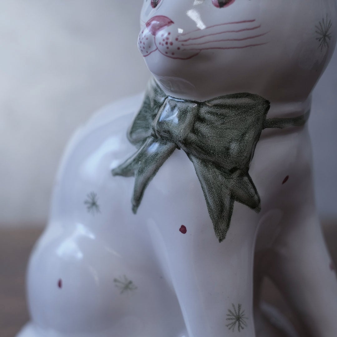 ヴィンテージ フィギュリン RYE POTTERY 猫の置物 イギリス6