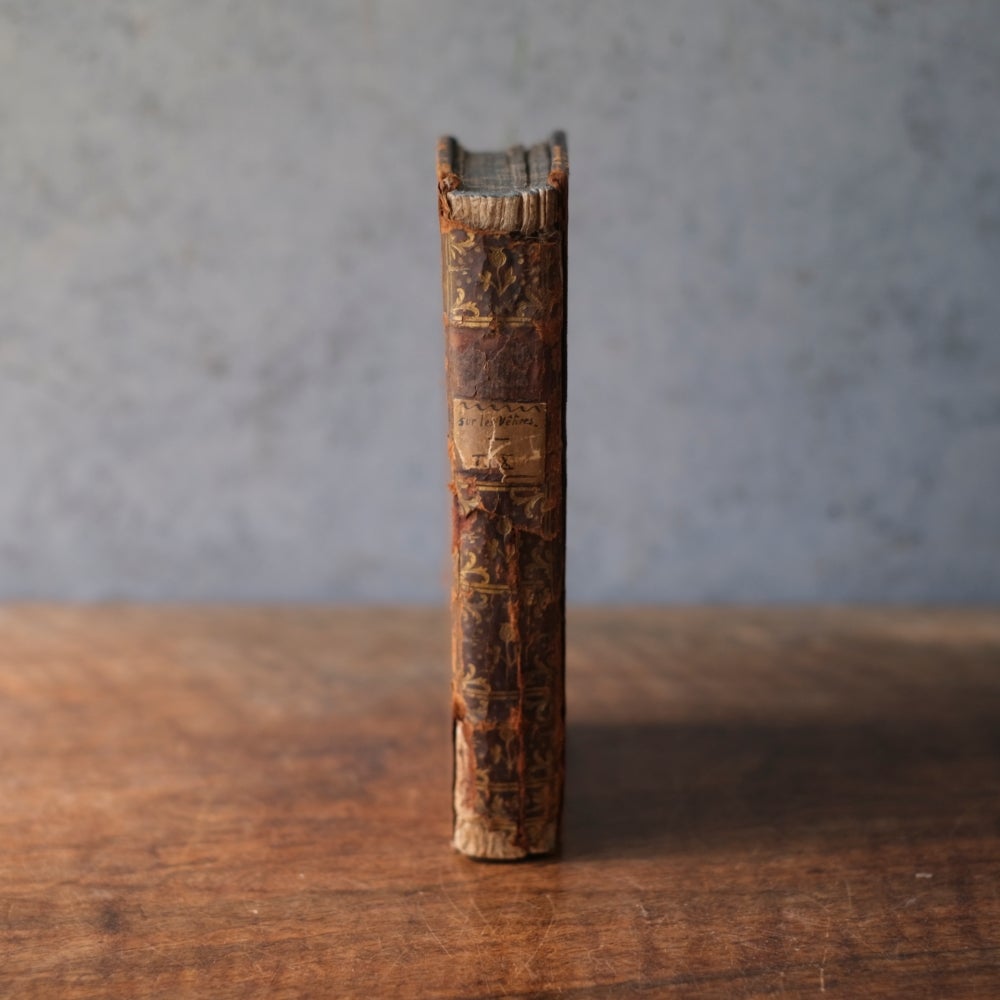 アンティークブック レザーブック 古書 パリ Sermons du Père Bourdaloue 1759年1
