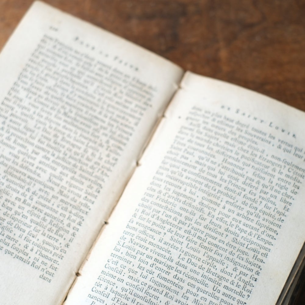 アンティークブック レザーブック 古書 パリ Sermons du Père Bourdaloue 1759年5