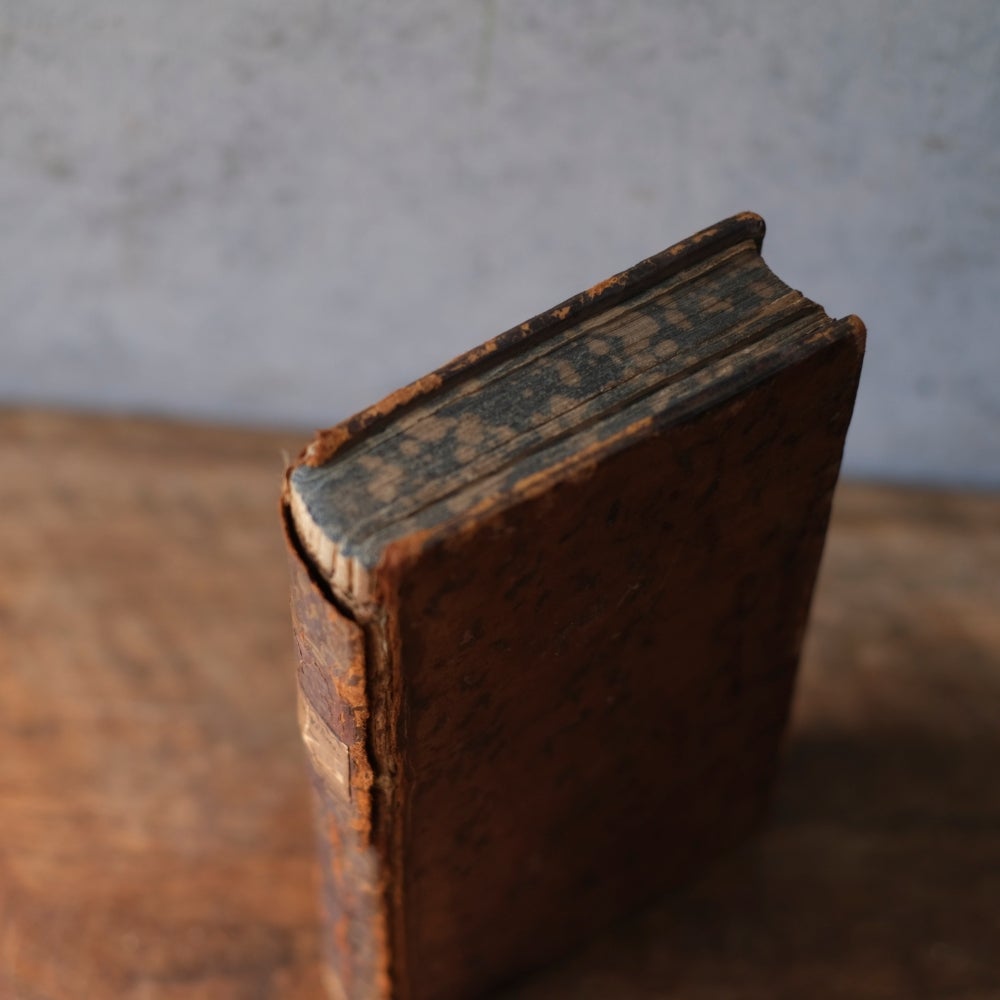 アンティークブック レザーブック 古書 パリ Sermons du Père Bourdaloue 1759年7