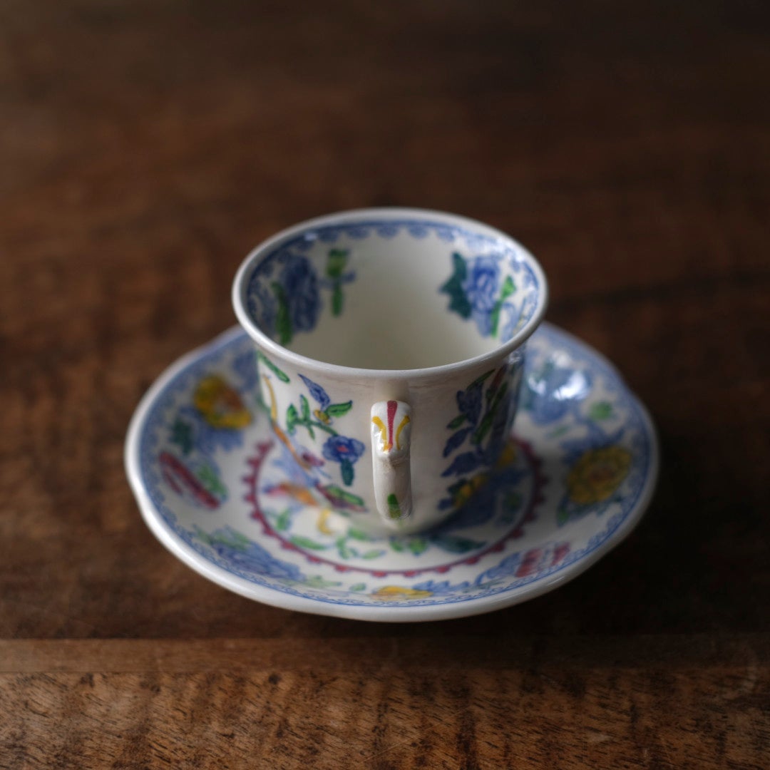 ヴィンテージティーカップ&ソーサ MASONS メイソン Regency リージェンシー イギリス アンティーク食器4
